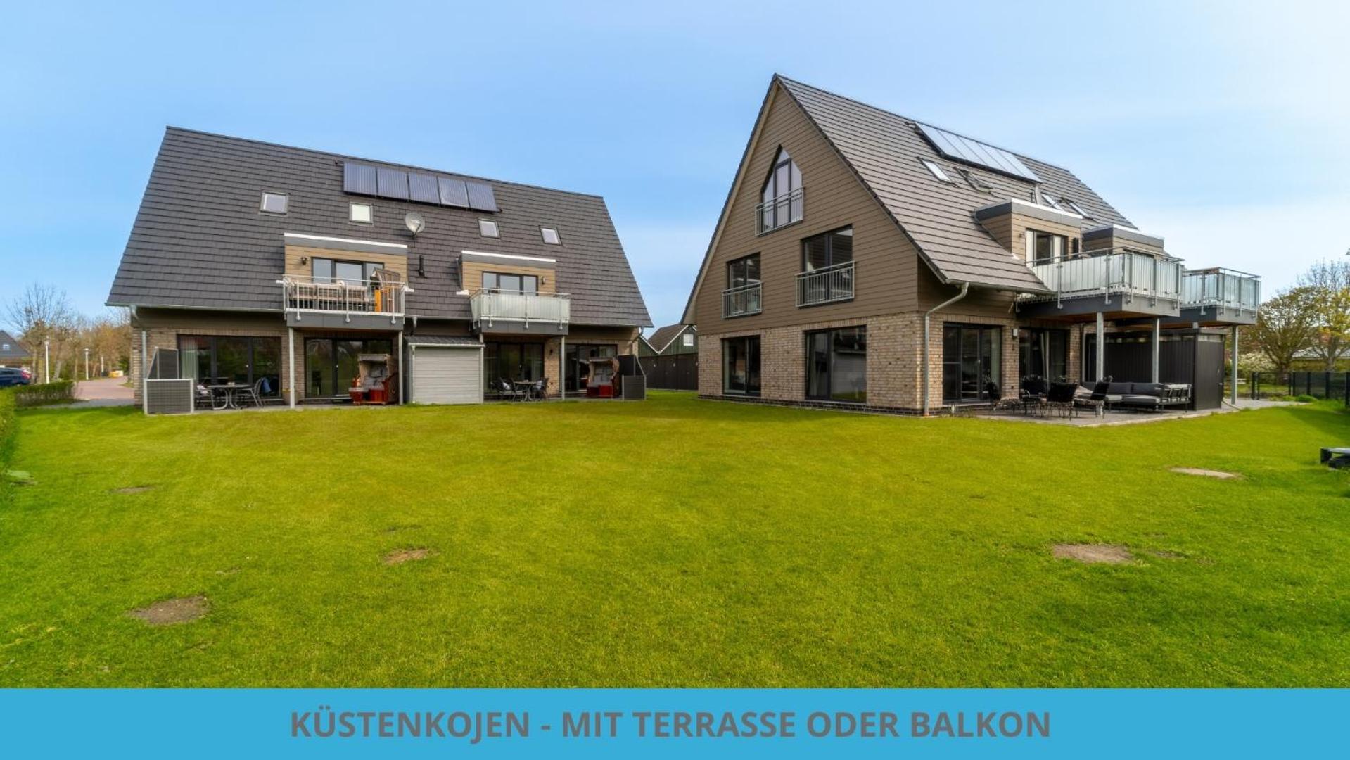 Kuestenkojen Mit 4 Ferienwohnungen Fuer 1 Bis 8 Pers Mit Diversen Schlafzimmern, Garten Oder Balkon Busum Exterior photo